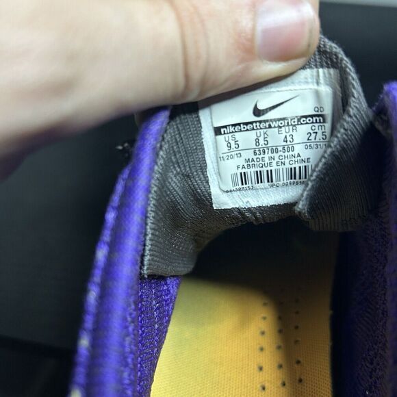 NIKE FREE FLYKNIT CHUKKA HYPER GRAPE Purple 639700-500 MENS SIZE 9.5 - Picture 12 of 14